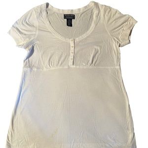 Ralph Lauren polo jean company white top. Size medium.